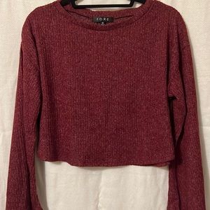 NWOT Fore, size medium, color Wine